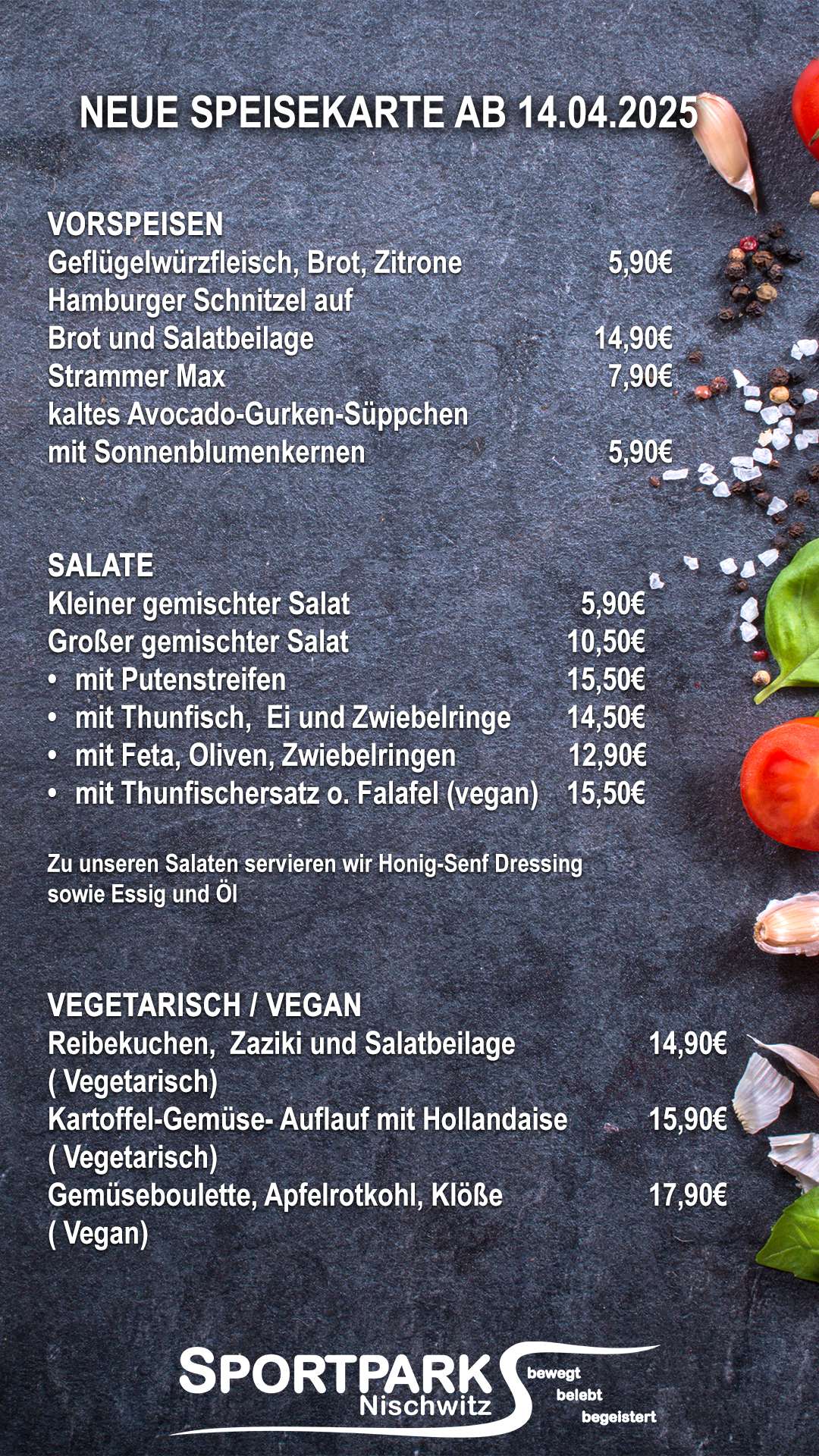 Küche Speisekarte 2025#3